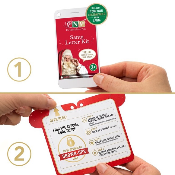 BNIB PNP Santa Letter Kit with Personalized Video Message from Santa: 🎅🏻 - Picture 7 of 8